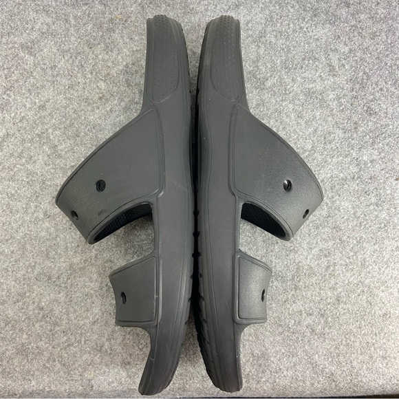 CROCS Men’s Classic Slides in Black Size 10 - Picture 5 of 6